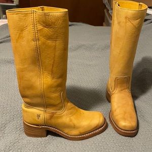 Frye Campus 14l Boots, Banana, new